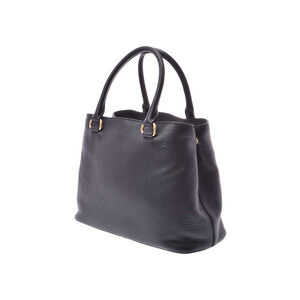 Prada card handbag strap calfskin black